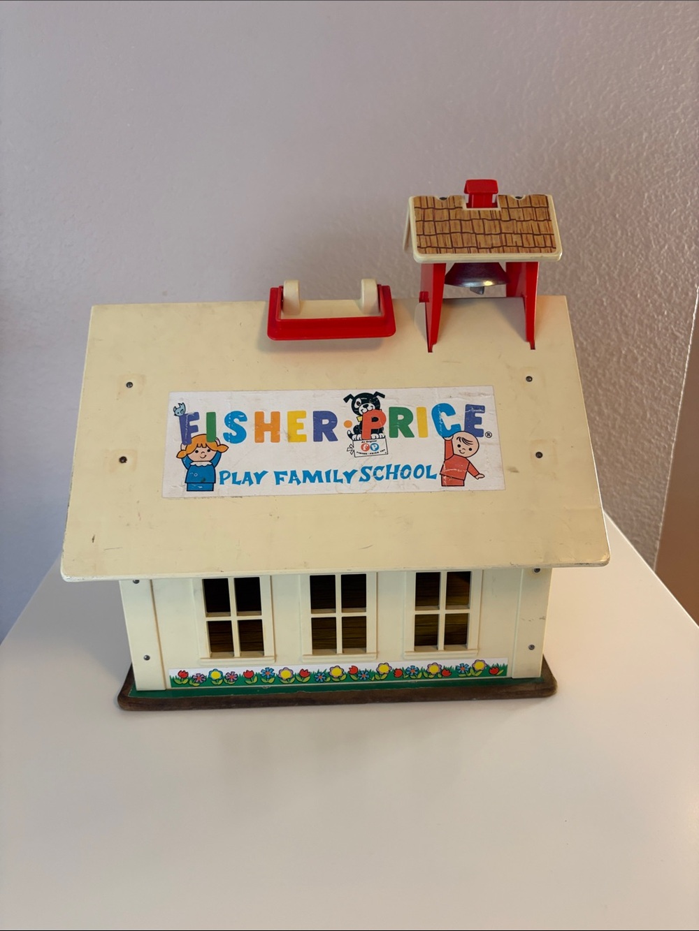 Vintage Fisher Price Little People Play School 1971
